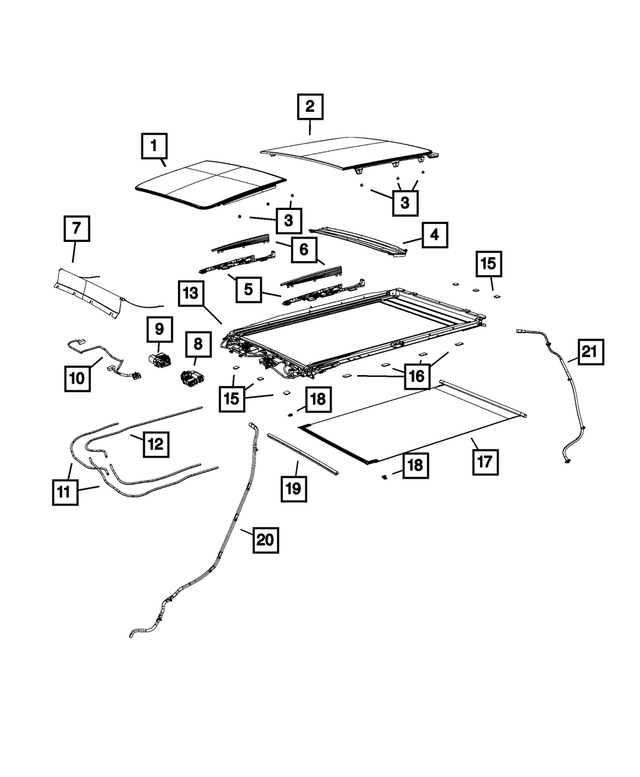 6509826AA - Body Sheet Metal Except Doors: Tapping Screw And Washer for Mopar Image image