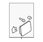 695101E001 - Body: Fuel Door for Hyundai: Accent Image