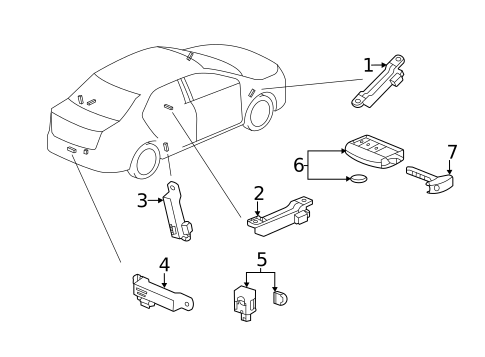 Keyless Entry Components for 2025 Acura TLX #0