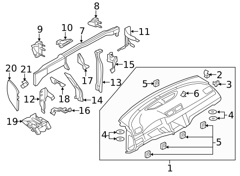 Instrument Panel for 2007 Volkswagen Passat #0