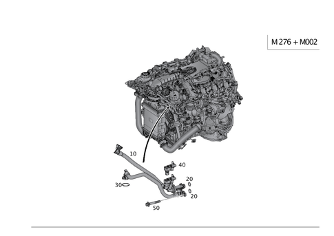 Engine Attachment Parts for 2018 Mercedes-Benz SLC43 AMG #0