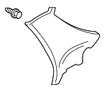 84131S84A02ZA - Body: Quarter Pillar Trim for Honda: Accord Image