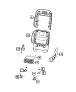7KE19TX7AA - Interior Trim: Seat Adjuster Shield for Mopar Image