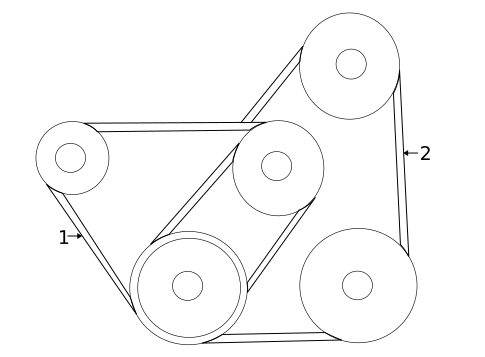 Belts & Pulleys for 2001 Mazda Protege #0