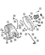 5080859AB - Transfer Case Model 241 [DHE]: Hex Flange Head Bolt for Mopar Image