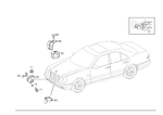 2108220314 - Electrical System: Holder for Mercedes-Benz: E420, E430 Image