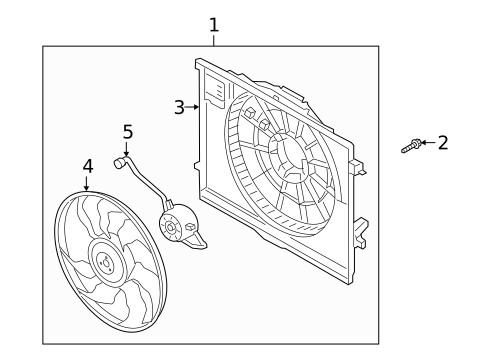Cooling Fan for 2021 Genesis G70 #0