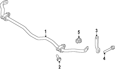 Stabilizer Bar & Components for 2024 Porsche Cayenne #2