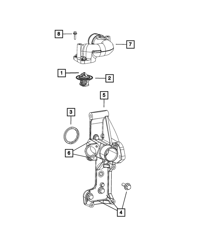 4429495 - Cooling: Hex Head Bolt for Mopar Image