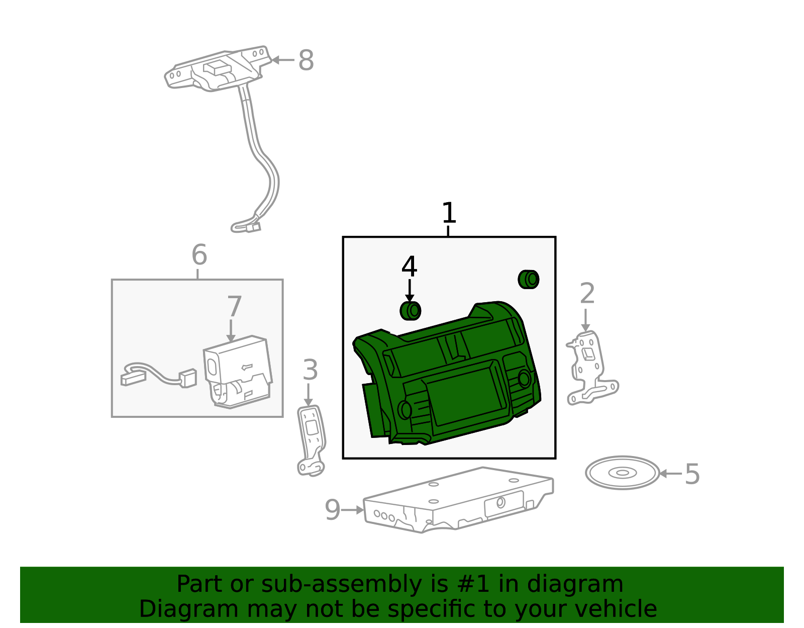 86140-35360 - Receiver 2020-2024 Toyota 4Runner | Toyota San Diego Parts