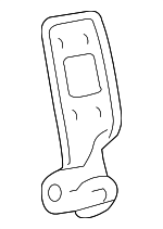 8621235100 - : 2012-2013 Toyota 4Runner - Receiver Bracket for Toyota: 4Runner Image