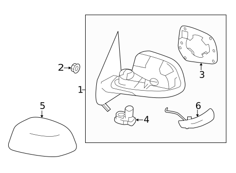 Outside Mirrors for 2019 Nissan Versa #0