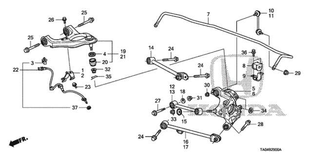 Rear Lower Arm for 2010 Honda Accord #0