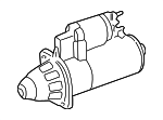 78911023X - Electrical: Starter for Audi: 100, 100 Quattro, 90, 90 Quattro, A4, A4 Quattro, A6, A6 Quattro, Cabriolet, S4 Image