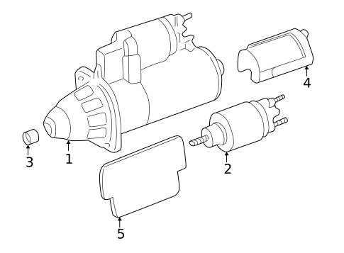 Starter for 2001 Audi A4 Quattro #1