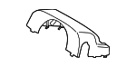 DS7Z3530AC - Steering: Upper Shroud for Ford: Fusion, Police Responder Hybrid, SSV Plug-In Hybrid Image