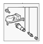 4260712010 - : Tire Pressure Sensor for Subaru: Solterra Image