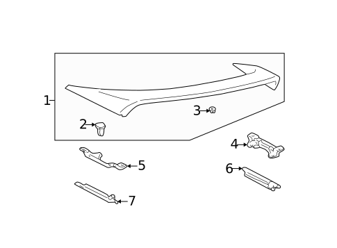 Spoiler for 1998 Lexus GS300 #0