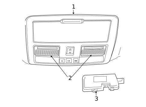 Overhead Console for 2007 Chrysler 300 #0