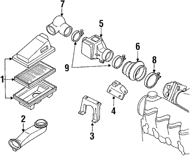 1650017M00 - : Air Cleaner for Nissan Image
