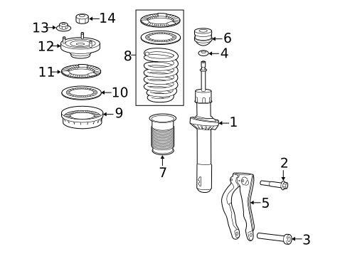 Struts & Components for 2017 Jaguar XF #0