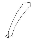 LR182596 - Body: Wheel Opening Molding for Land-Rover Image