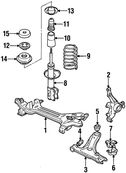 Suspension Components for 1990 Volkswagen Jetta #0