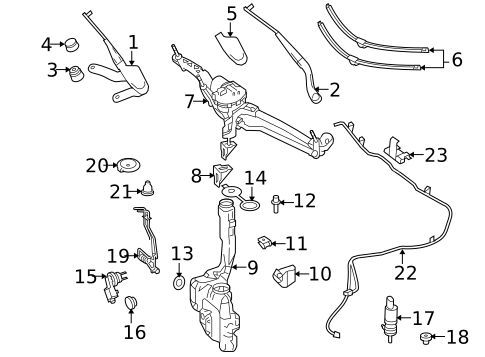 Wiper & Washer Components for 2021 Mercedes-Benz Metris #5