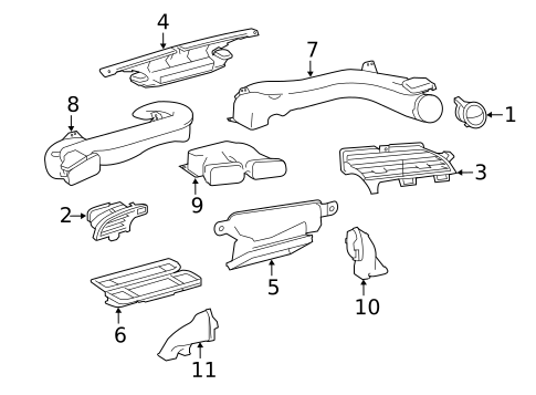 Ducts for 2014 Scion tC #0