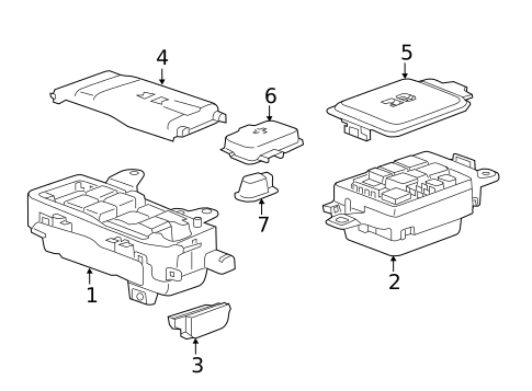 Fuse & Relay for 2017 Jaguar XF #0