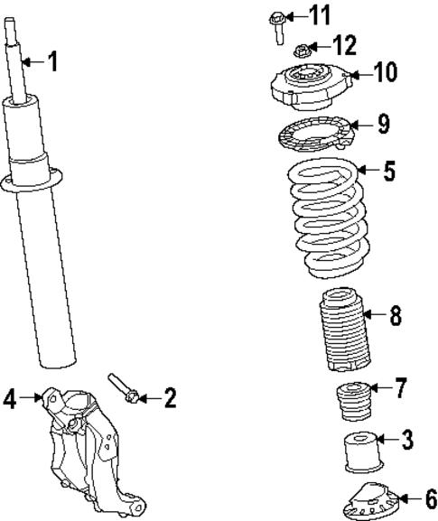 Struts & Components for 2025 Volvo EX90 #1