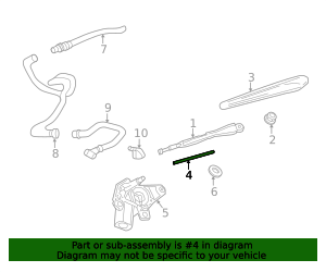 2020-2023 GM Rear Window Wiper Blade 42709516 | OEM Parts Online