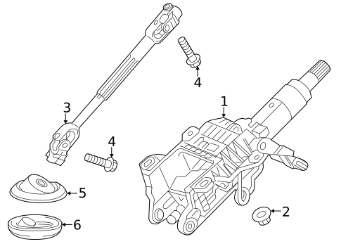Steering Column Assembly for 2026 Chevrolet Equinox #0