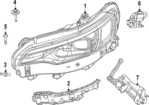 Headlamp Components for 2022 Jeep Cherokee #0
