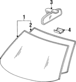 92031PA000MH - : Mirror Inside Cover for Subaru: SVX Image