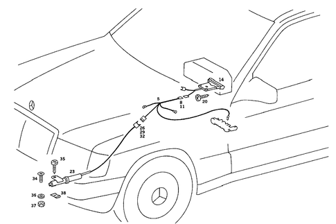Outside Temperature Indicator for 1988 Mercedes-Benz 190E #2
