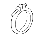 57008418AA - Exhaust: Converter &amp; Pipe Clamp for Mopar Image
