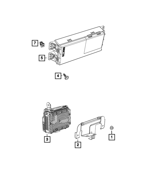 6106984AA - Electrical: Nut for Mopar Image