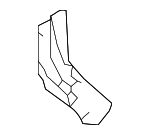 MR586582 - : Fender Reinforcement Bar for Mitsubishi: Lancer, Outlander Image