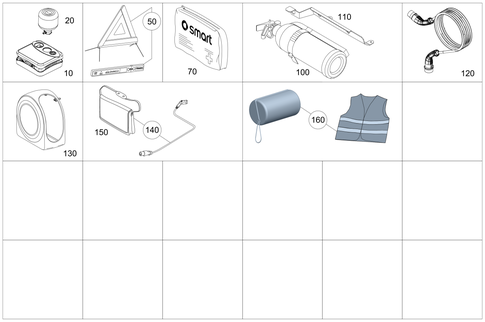 Tools and Accessories for 2009 Smart Fortwo #0