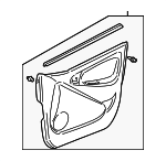 6761052611B2 - Body: Door Trim Panel for Toyota: Echo Image