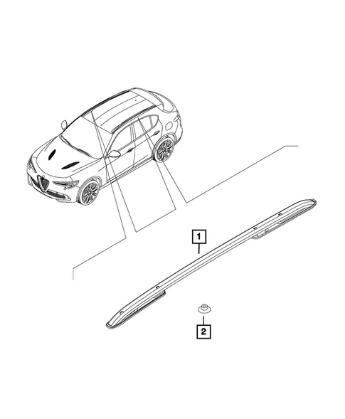 Sport Bar or Luggage Rack for 2020 Alfa Romeo Stelvio #0