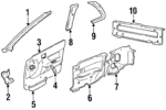 7626160B005ES - : Quarter Trim for Suzuki Image