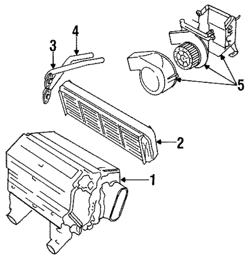 Heater for 1992 Jaguar Vanden Plas #0