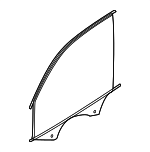 51338496035 - Body: Door Glass for BMW: X5, X7 Image