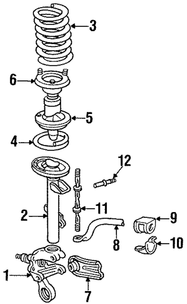 XF1Z4A013AA - Suspension: Knuckle for Ford Image
