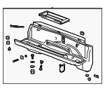 84362598 - Body: Storage Compartment for Chevrolet: Silverado 2500 HD, Silverado 3500 HD | GMC: Sierra 2500 HD, Sierra 3500 HD Image
