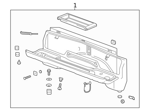 Exterior Trim - Pick UP Box for 2024 Chevrolet Silverado 2500 HD #3