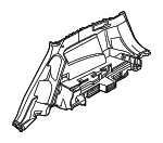 849506RA1B - Body: Lower Quarter Trim for Nissan Image