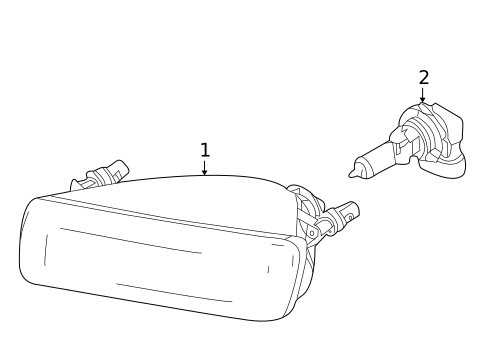 Fog Lamps for 2009 Mercury Mountaineer #0